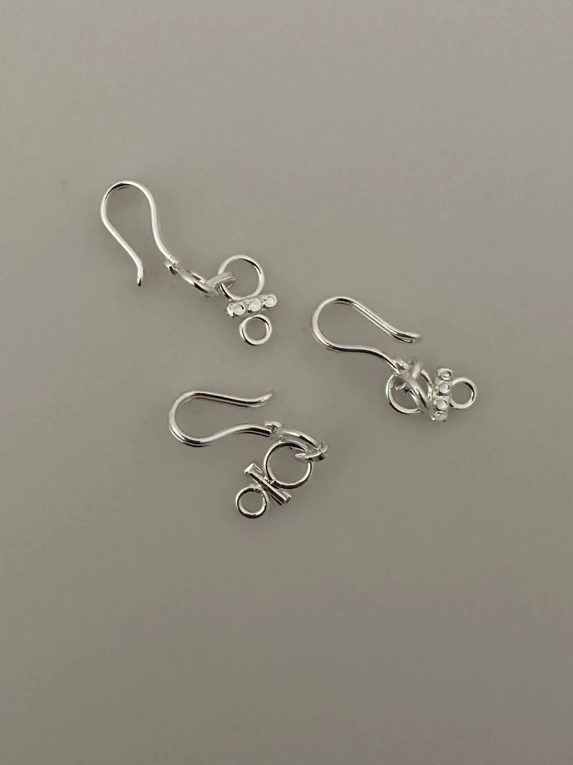 3 Sets of Sterling Silver Hook / S -Lock Extension