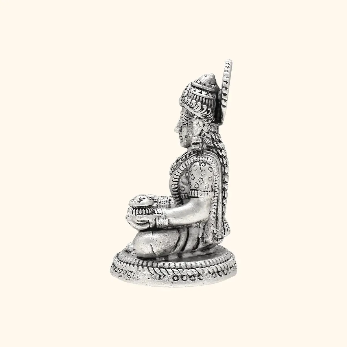 925 Antique Silver Matte Annapurna Idol