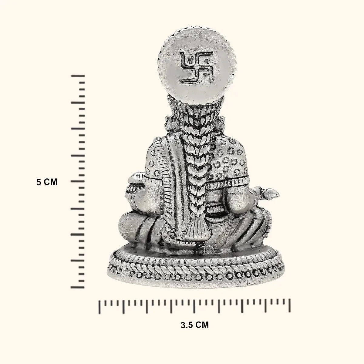 925 Antique Silver Matte Annapurna Idol