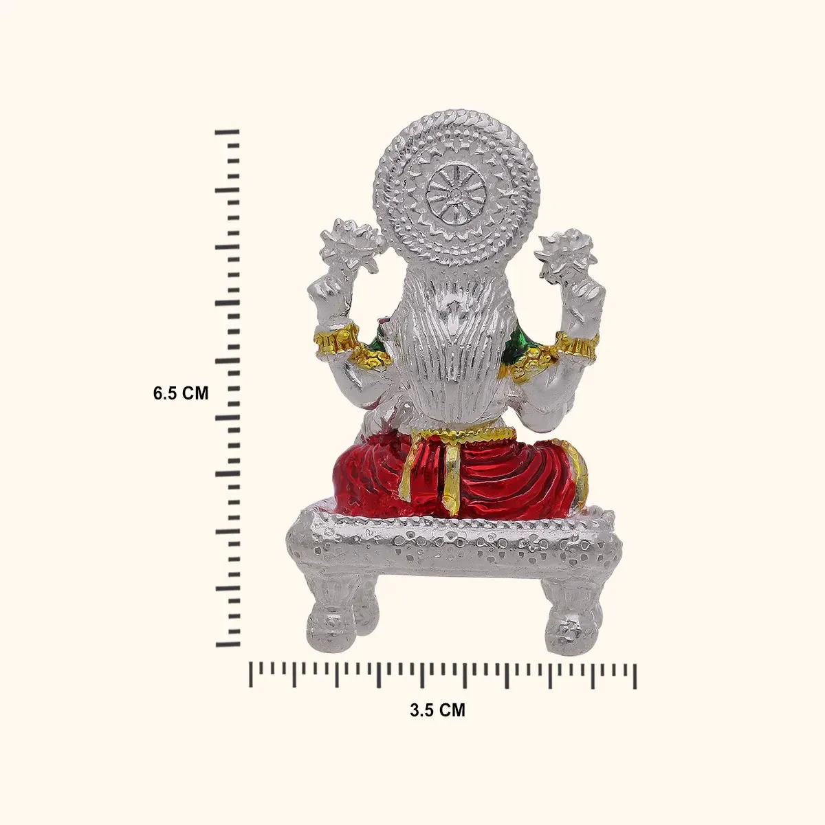 925 Silver Laxmi ji idol