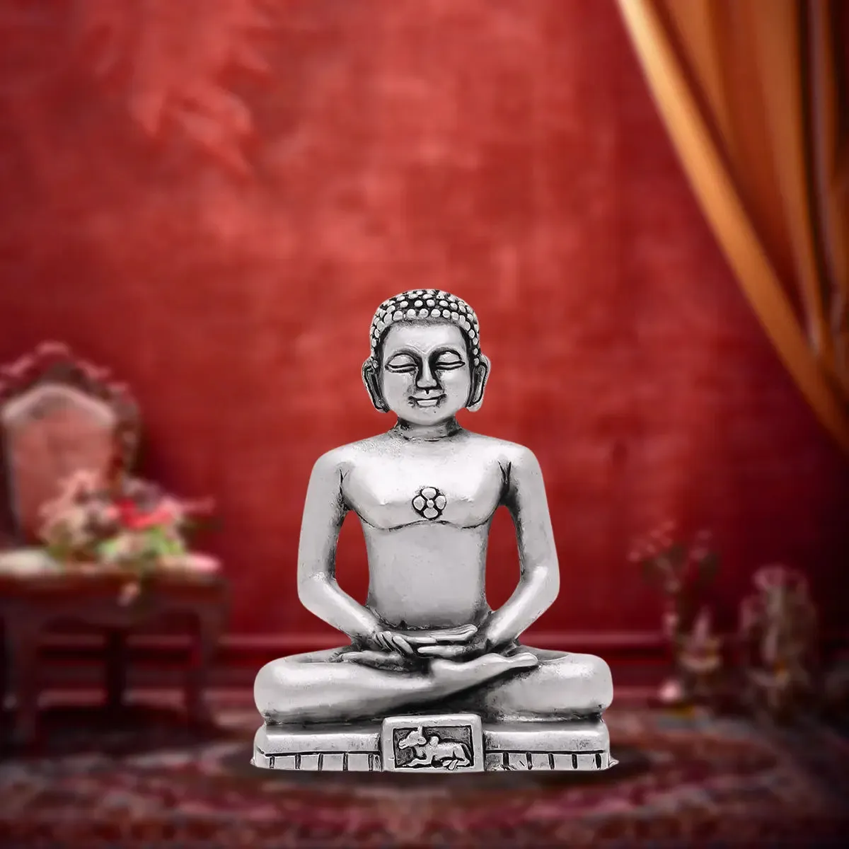 925 Silver Mahavir Murti