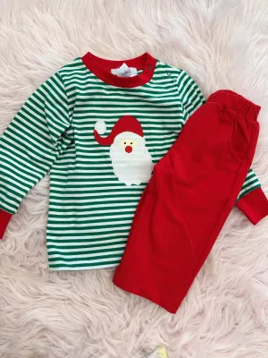 Boy's Santa Pants Set