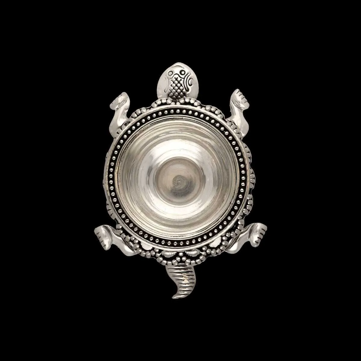 Celestial Blessings Silver Diya
