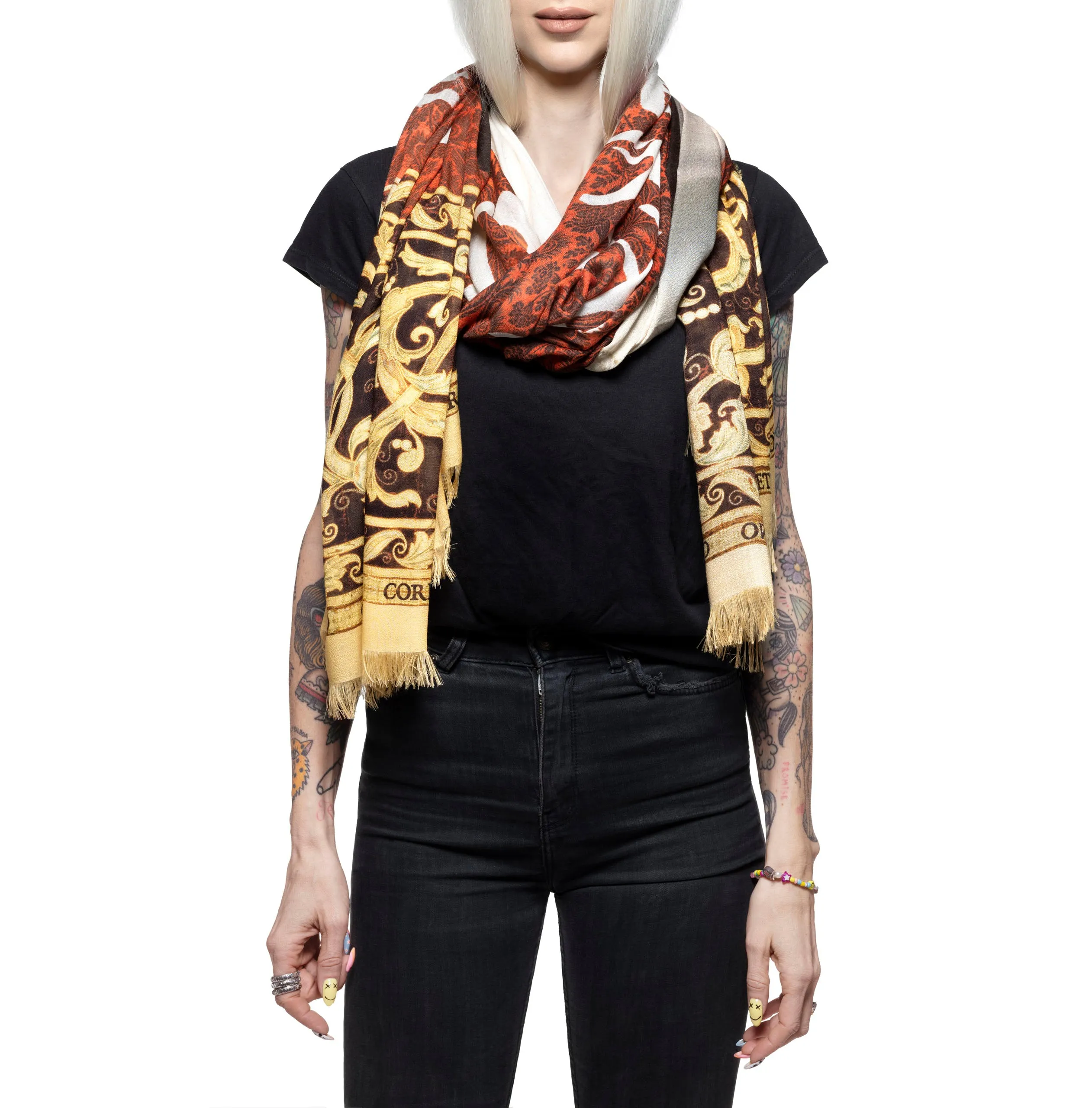 Coreterno "The Black Sheep "- Maxi scarf