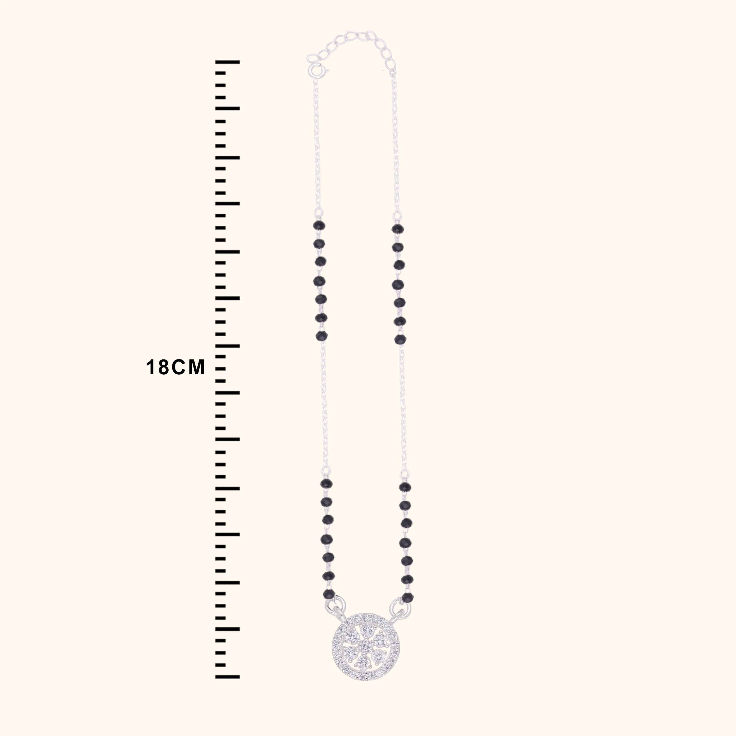 Delicate Silver Mangalsutra