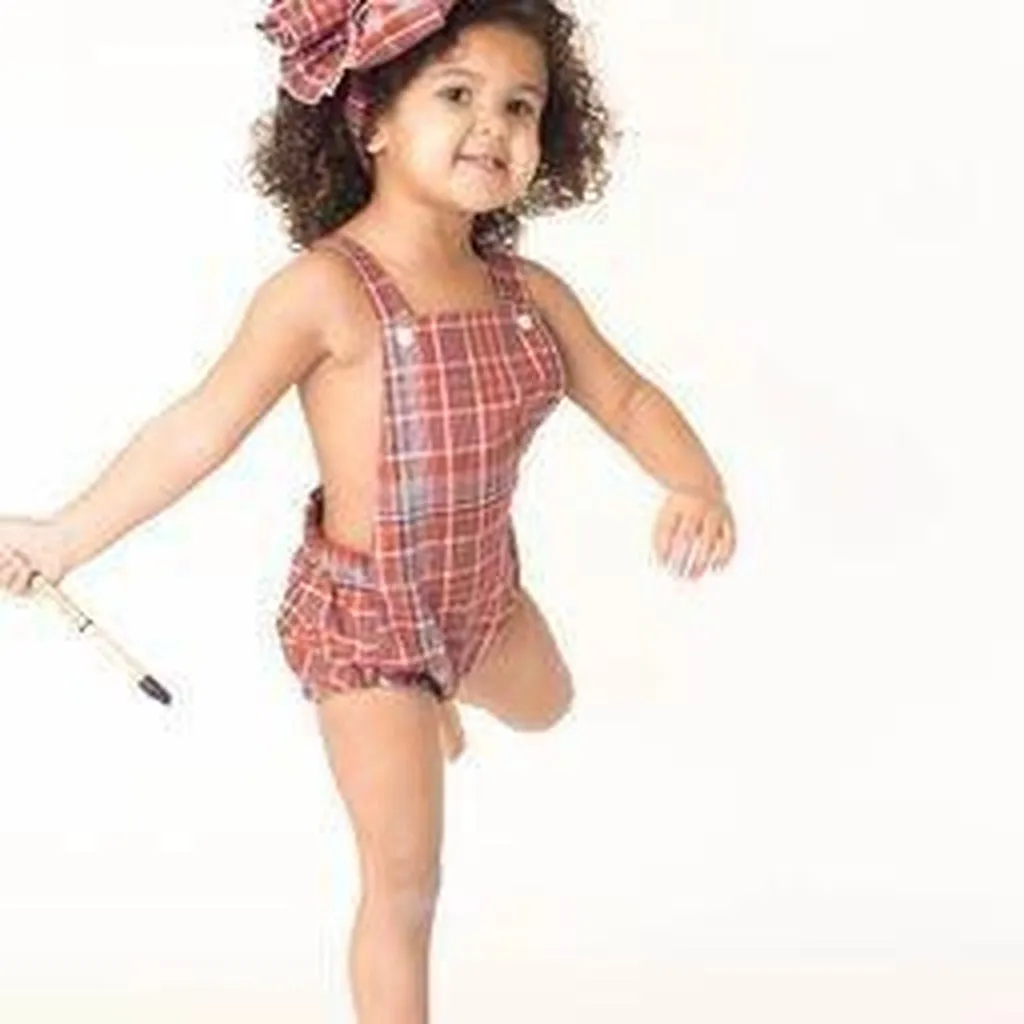 Girl’s Jamaican Bandana Romper Set