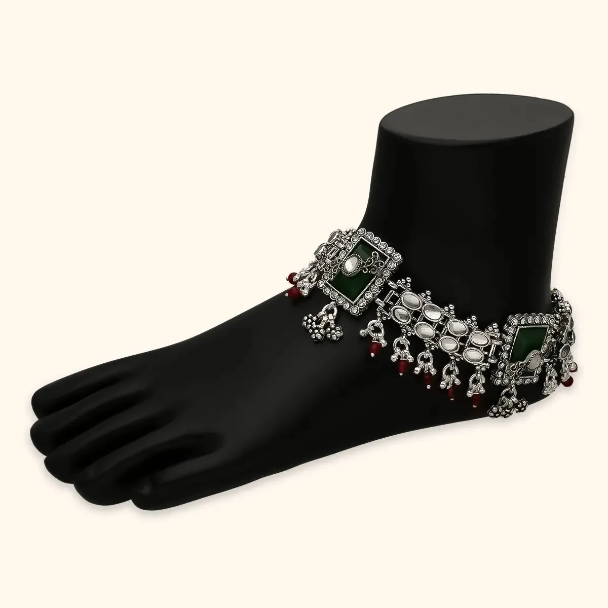 Indian Bridal Silver Payal / Anklet