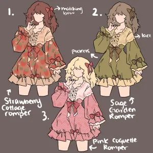 (Interest Check) Cottagecore Rompers