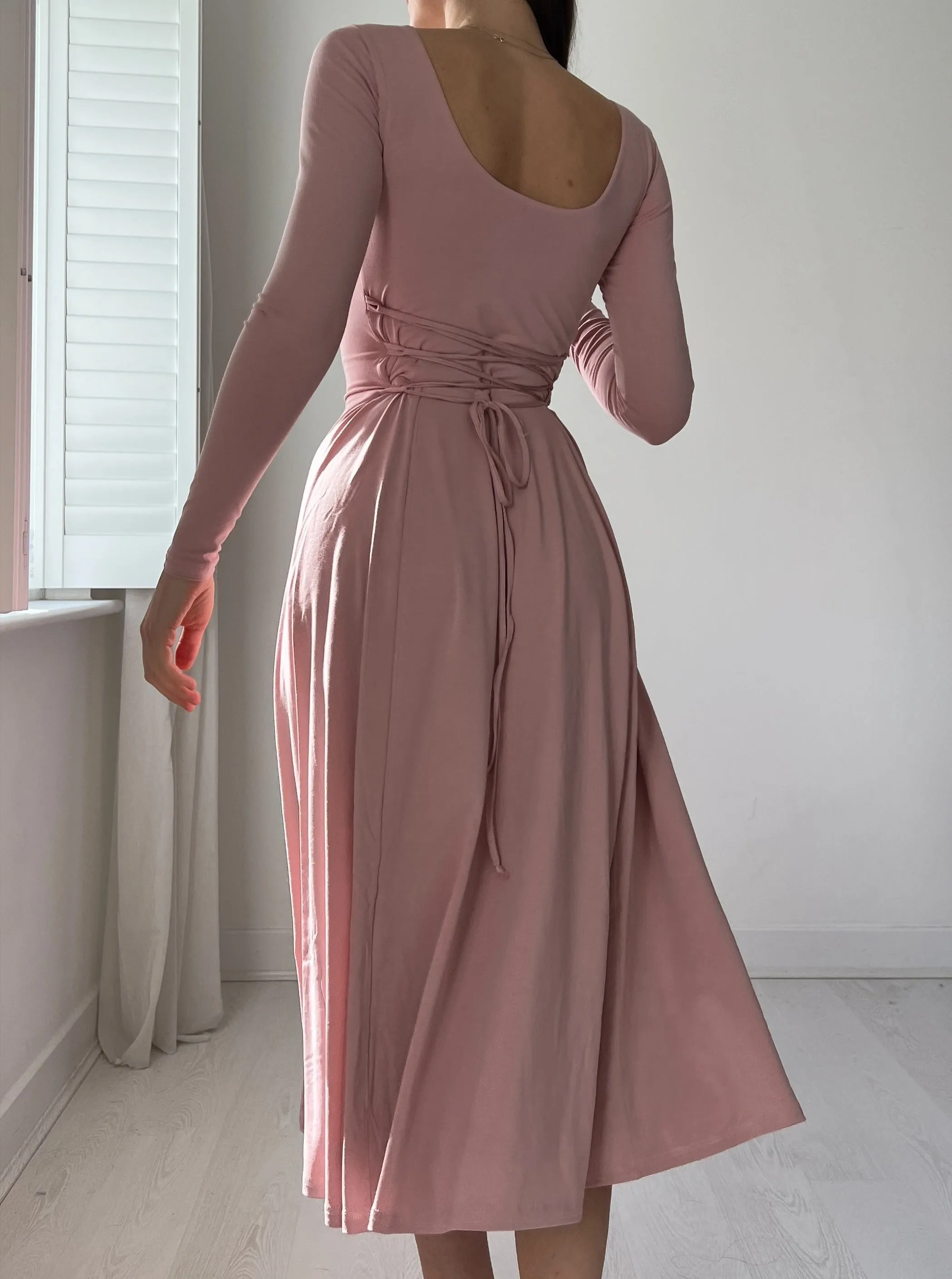 Iris Midi Dress in Organic Bamboo