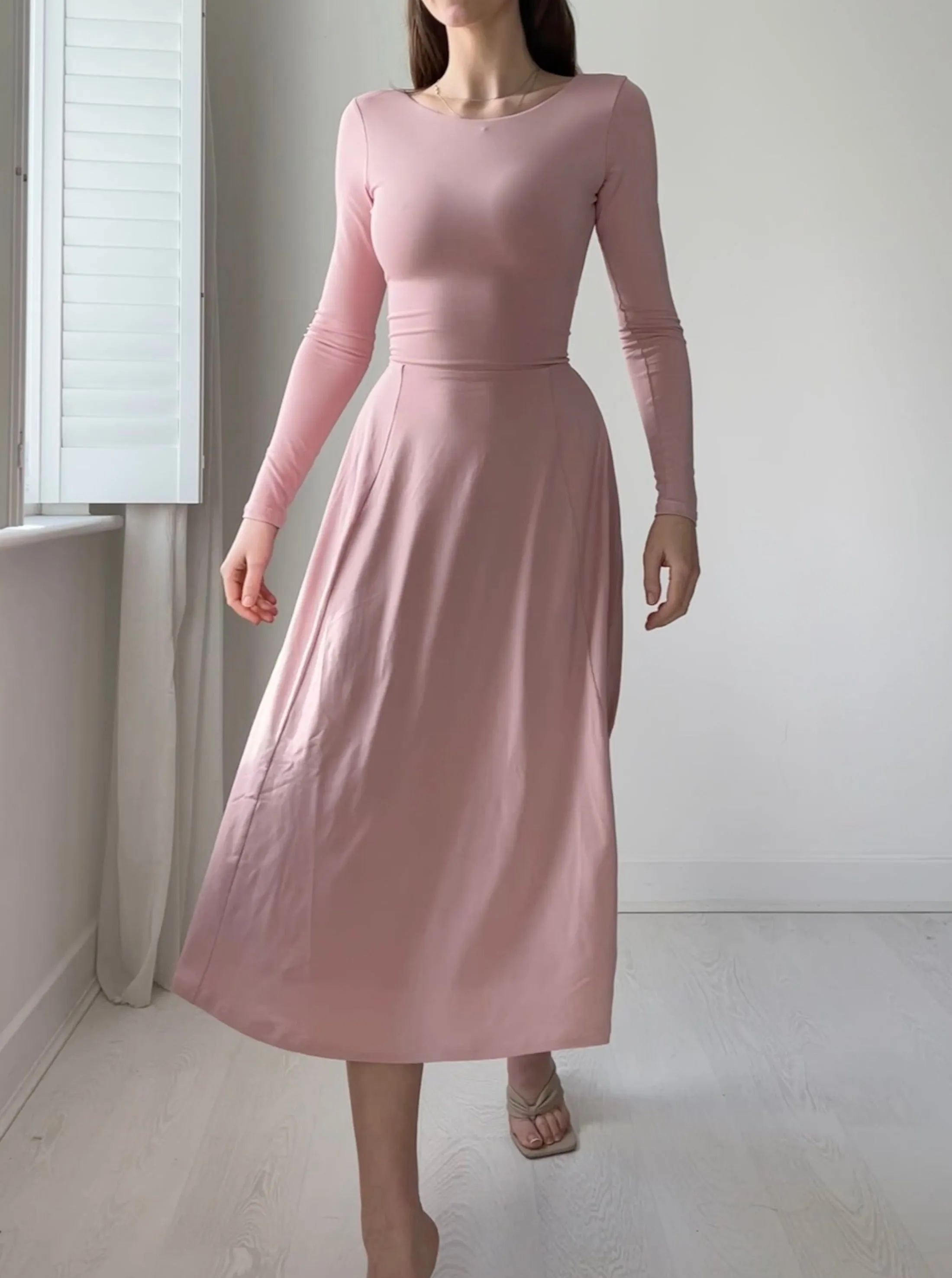 Iris Midi Dress in Organic Bamboo