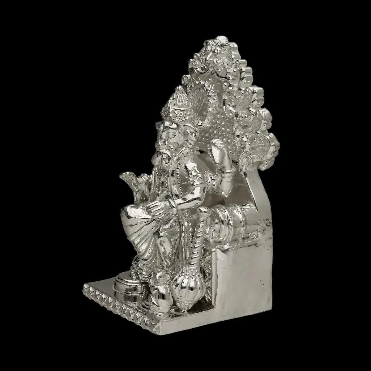 Lalbaugcha Raja 925 Silver Murti