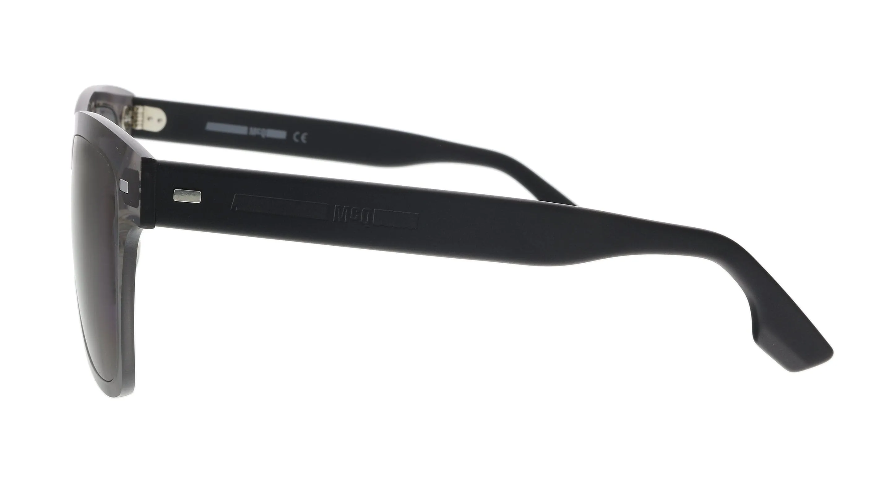 McQ MQ0008S-001 Black Rectangle Sunglasses