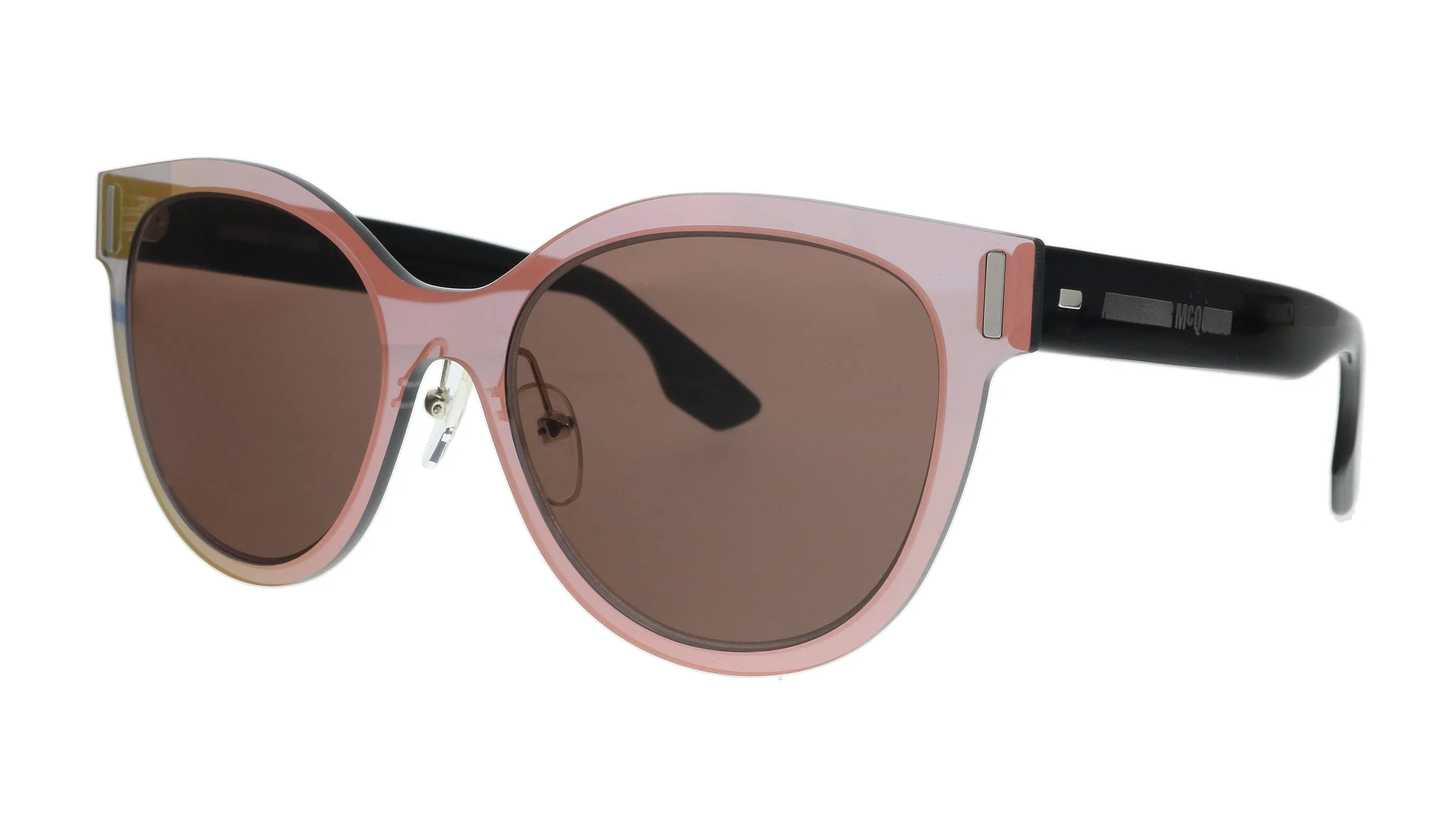 McQ MQ0023S-002 Brown Cateye Sunglasses
