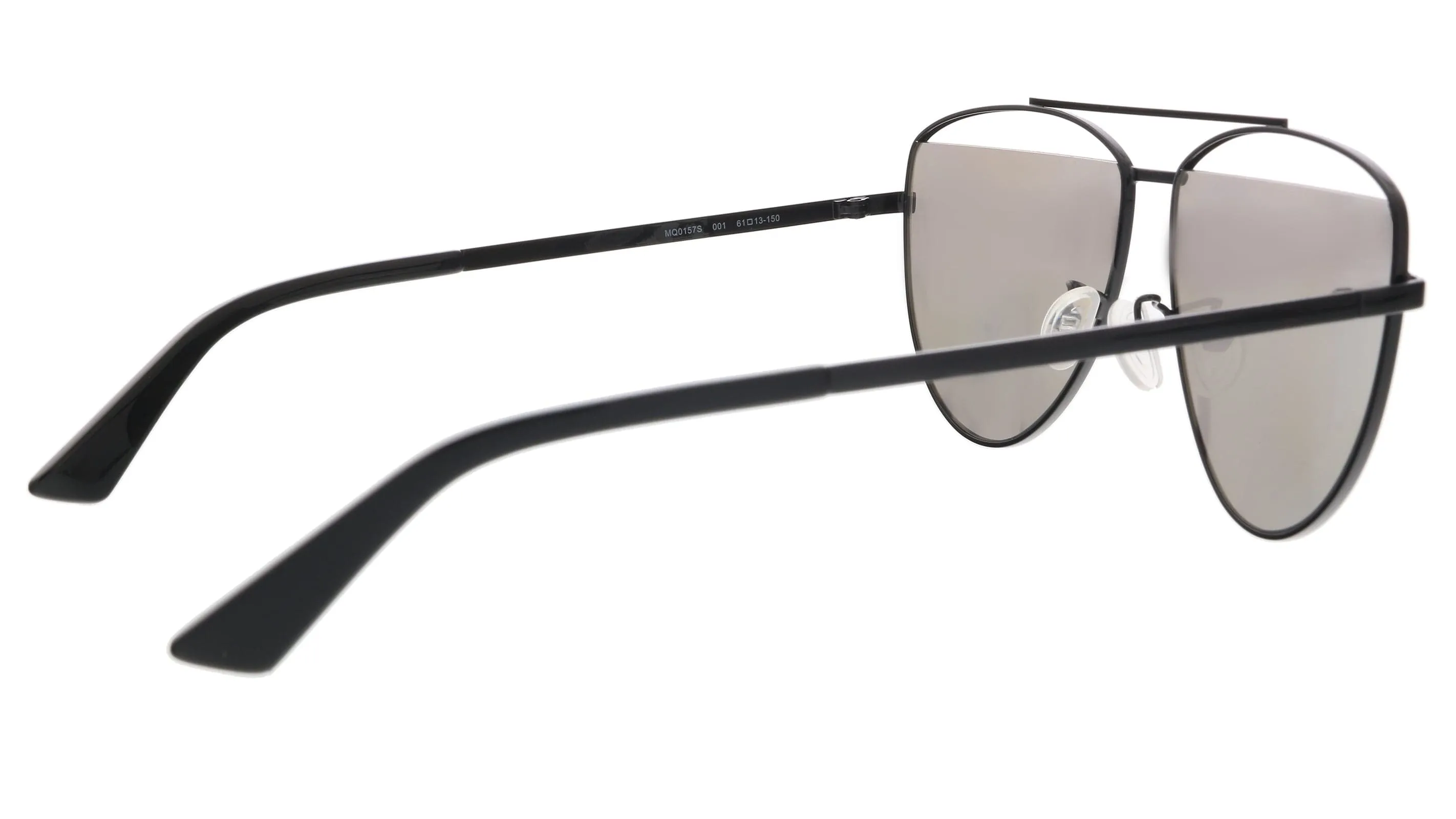 McQ MQ0157S-001 Black Aviator Sunglasses