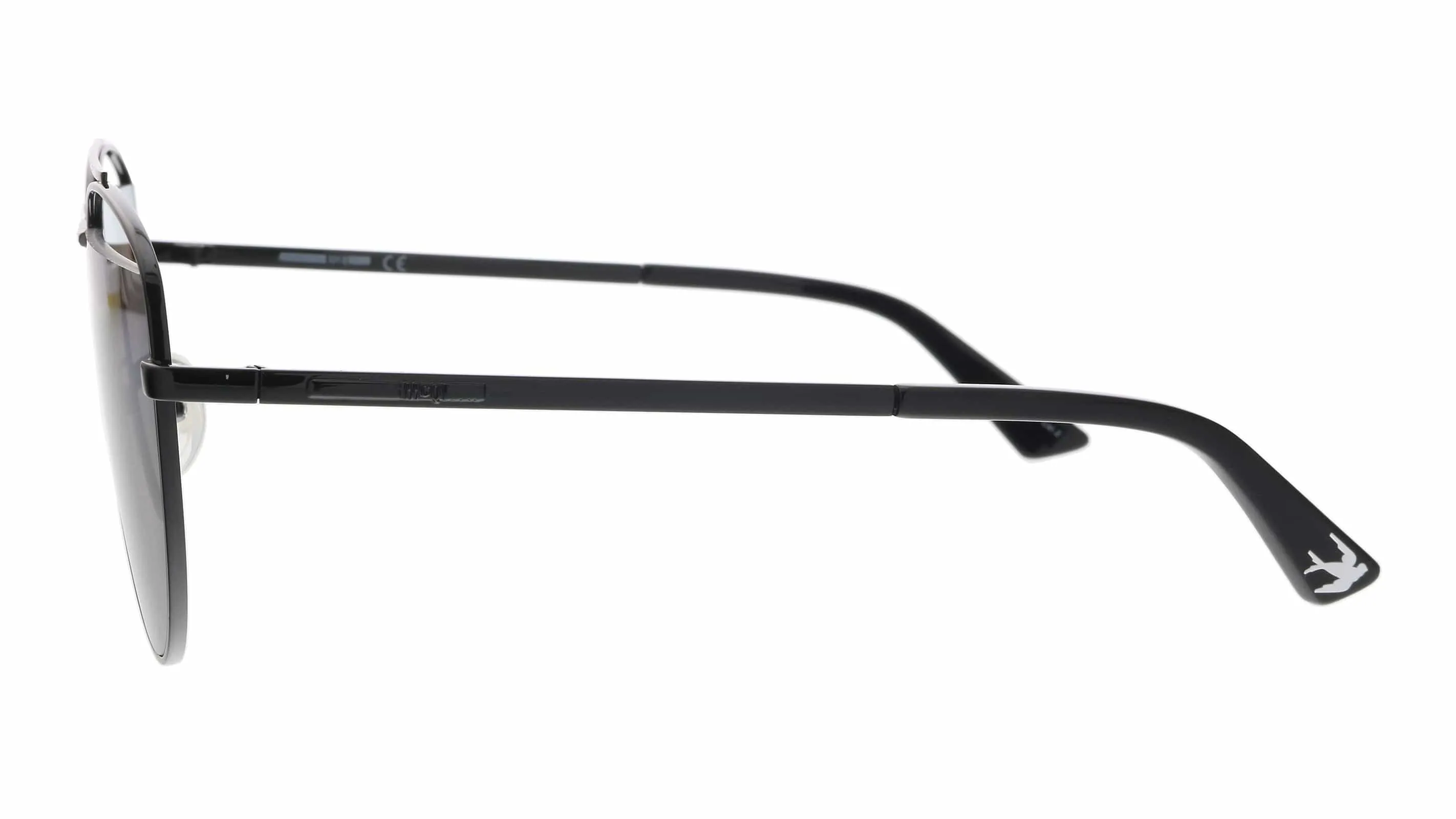 McQ MQ0157S-001 Black Aviator Sunglasses