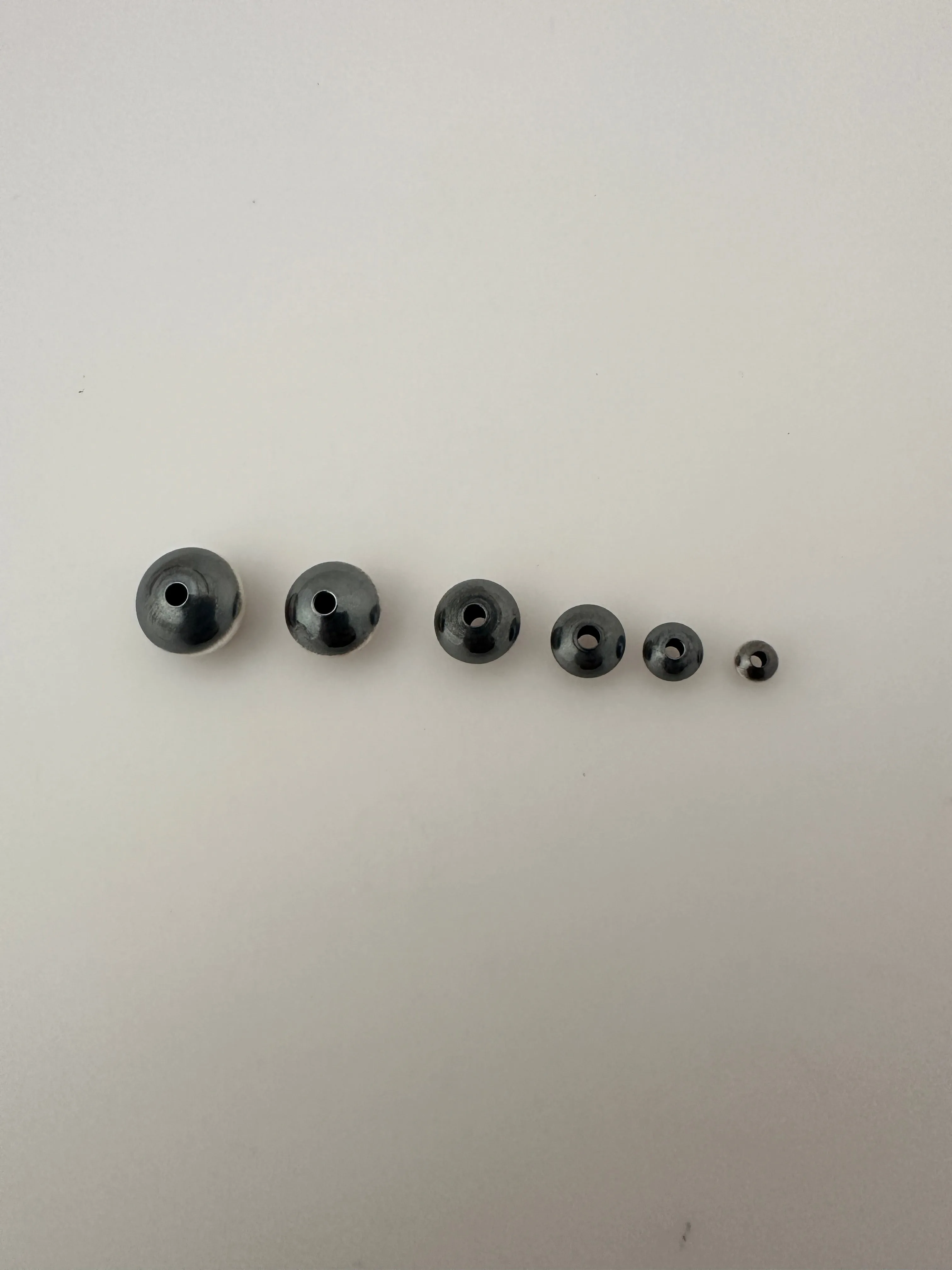 Plain Saucer Beads | Navajo Saucer Pearl Beads | 4pcs to 25pcs. | 925 Sterling Silver Saucer Beads | Available Six Size: 3.3mm to 8.9mm Size