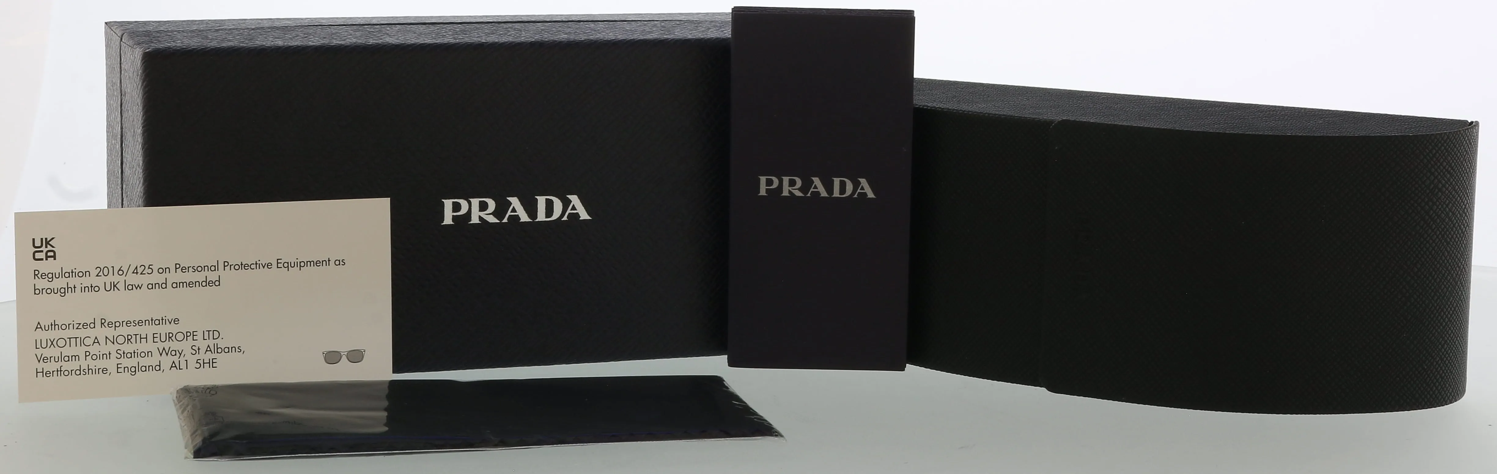 Prada 0PR 65XS 09G3D058 Full Rim Beige Ivory Round Sunglasses