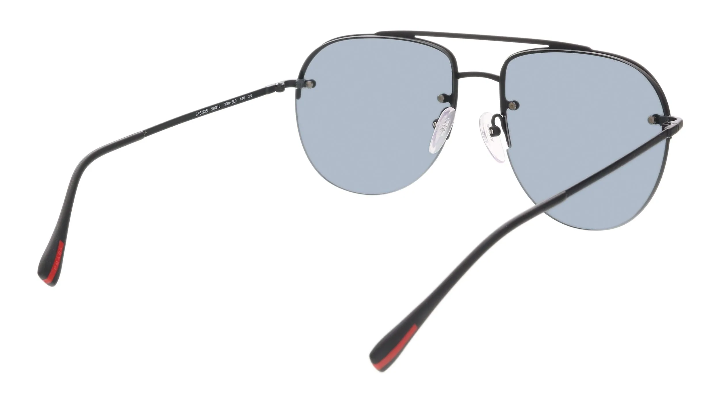 Prada PS53SS DG05L0  Black Aviator Sunglasses