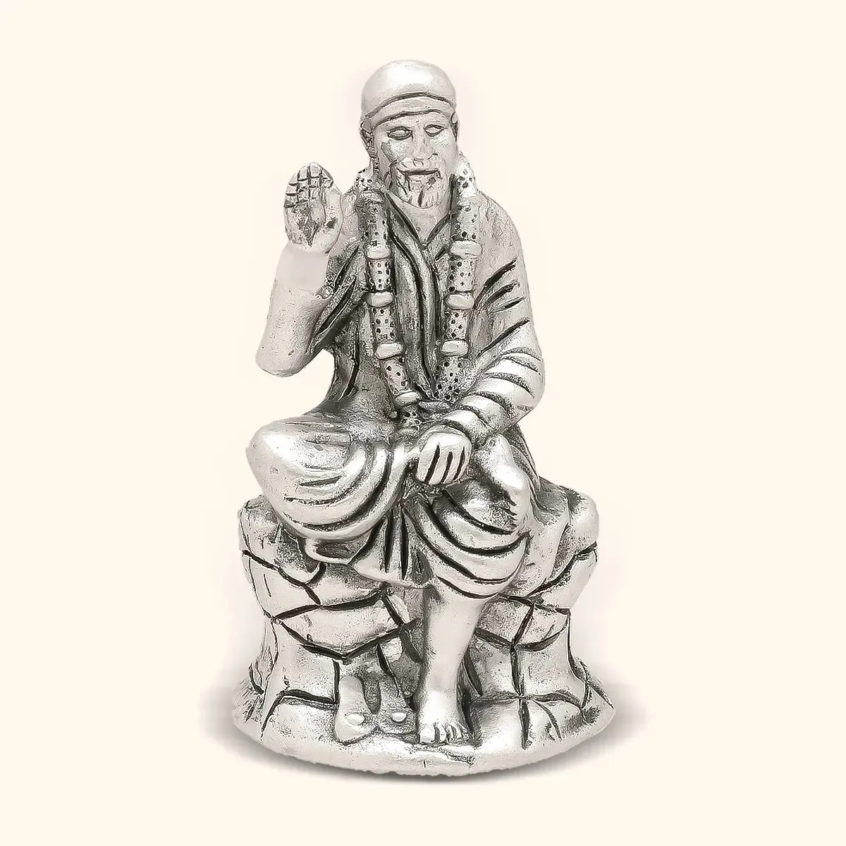 Sai Baba Silver Idol