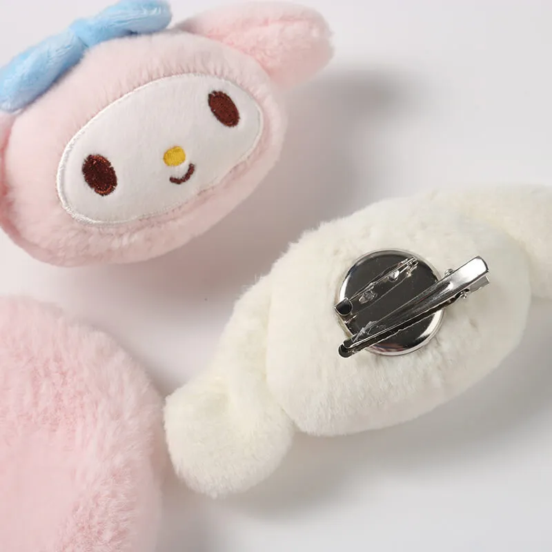Sanrio Warm Fluffy Scarf with Detachable Doll
