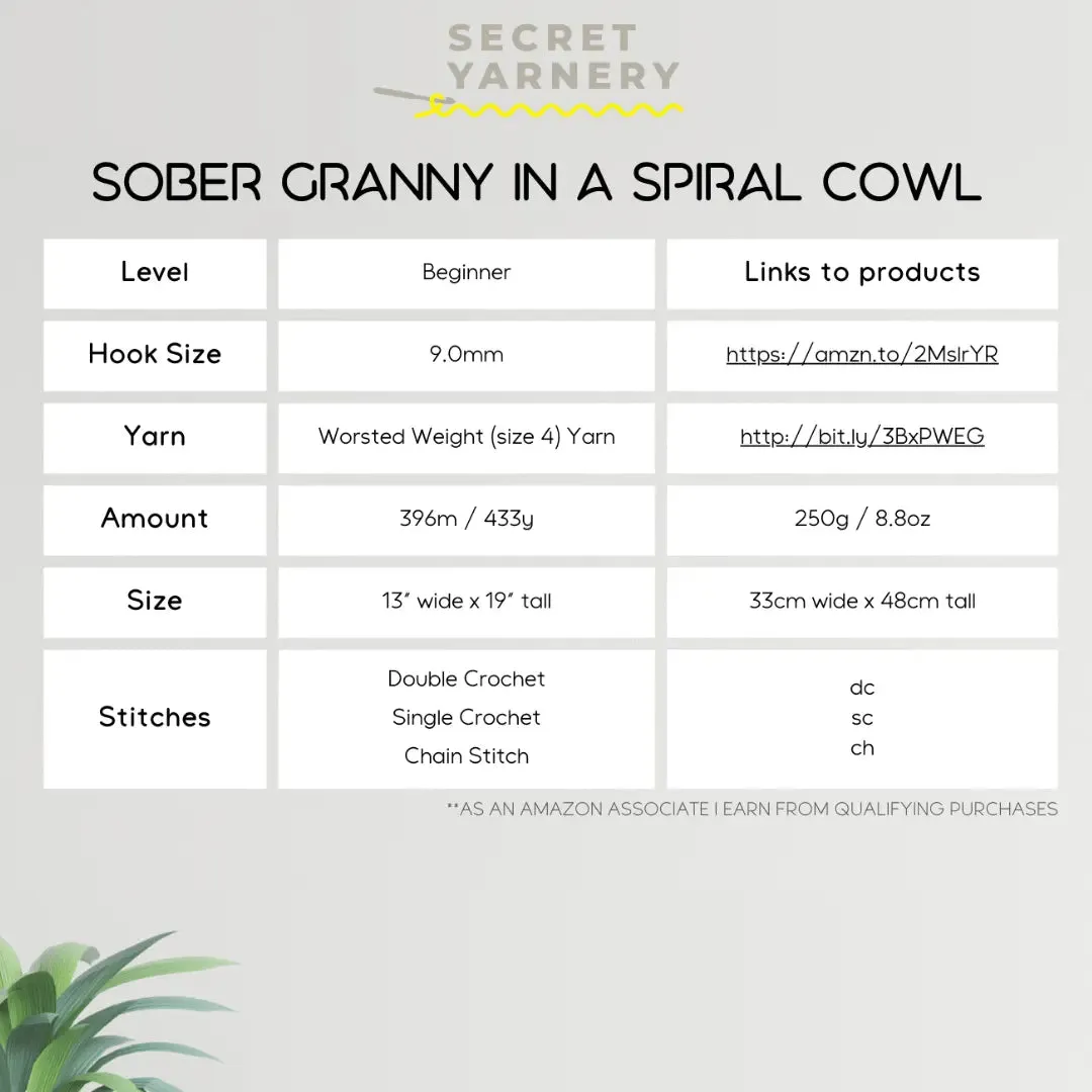 Sober Granny in a Spiral Cowl