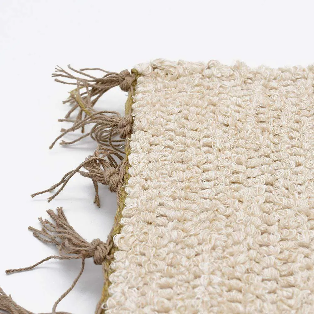 Tapis Artisanal - Blanc cassé
