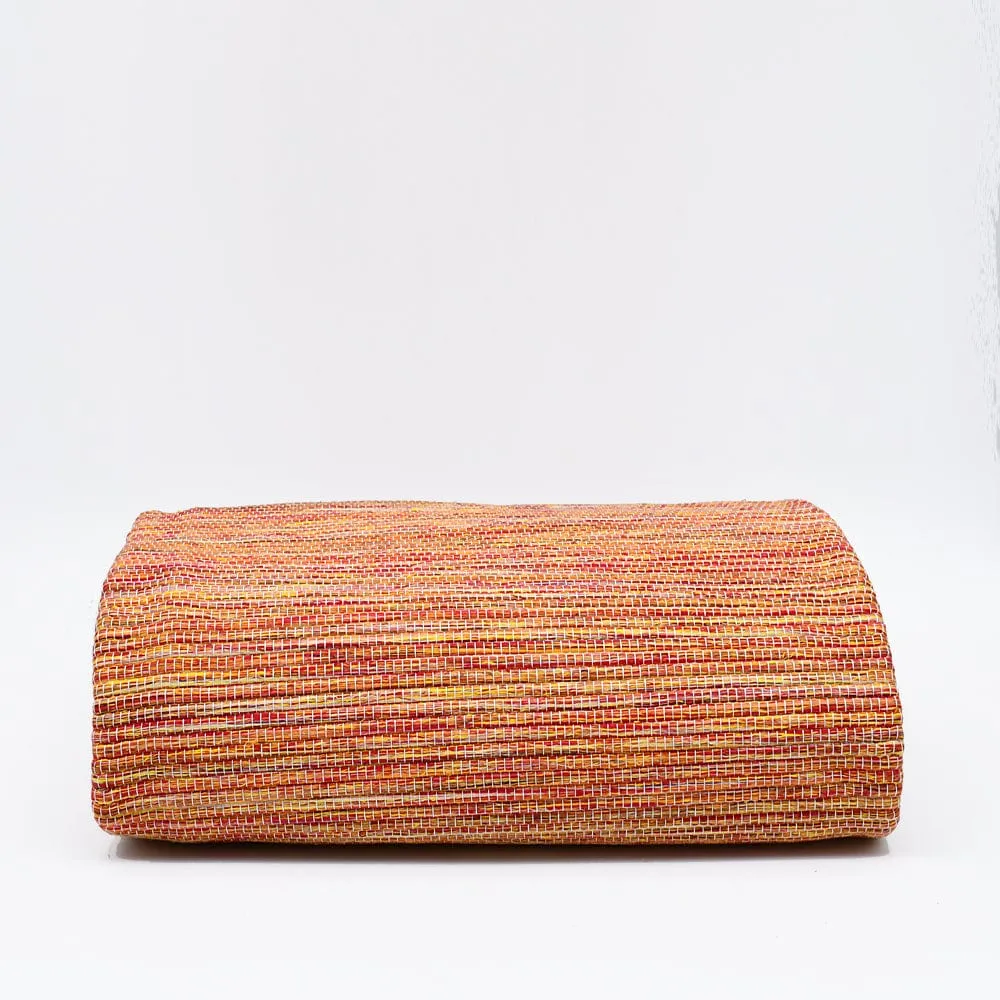 Tapis artisanal en fibres naturelles 200x150 - Orange