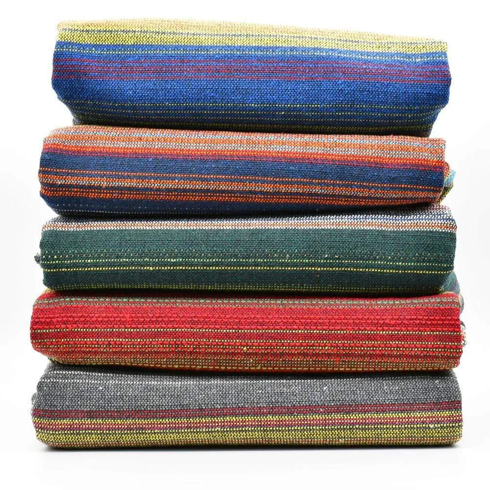 Tapis fin en coton 210x150 - Gris