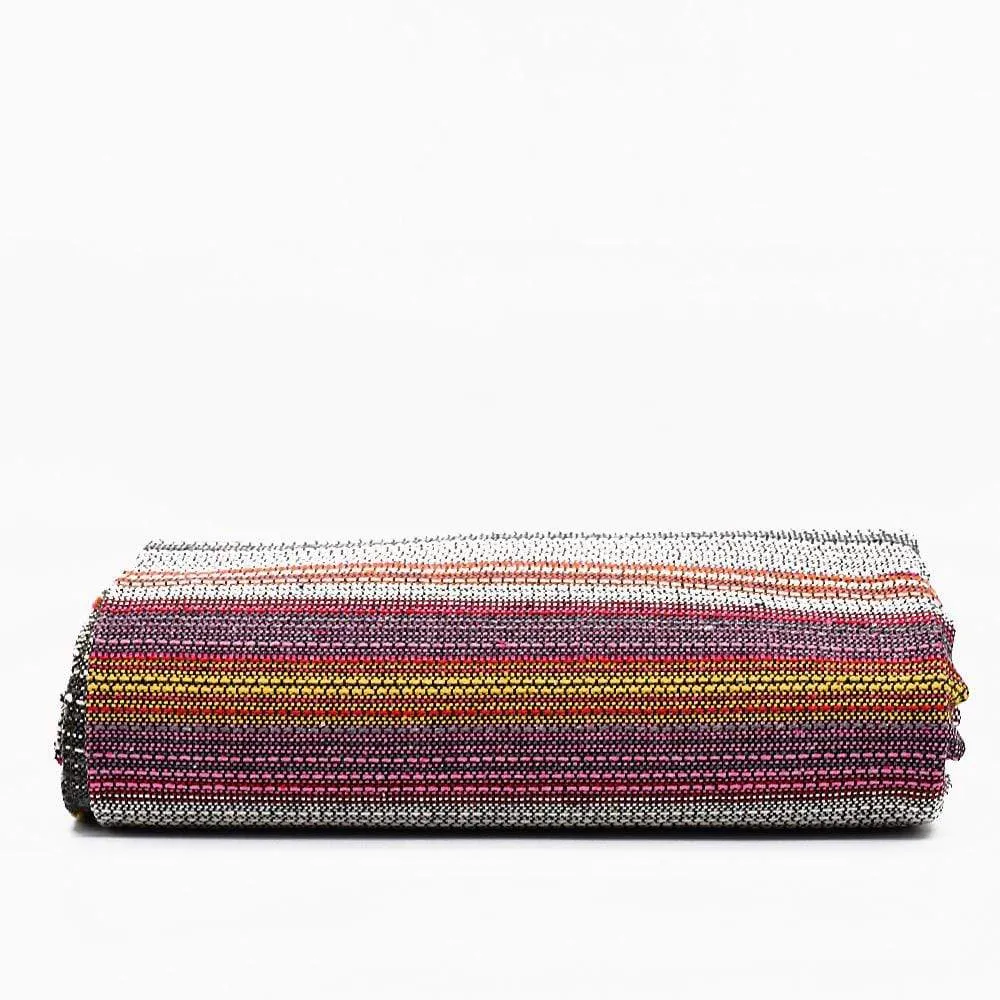 Tapis fin en coton 210x150 - Gris