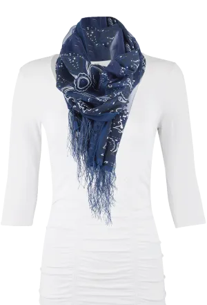 Tasha Polizzi Bandana Scarf Indigo