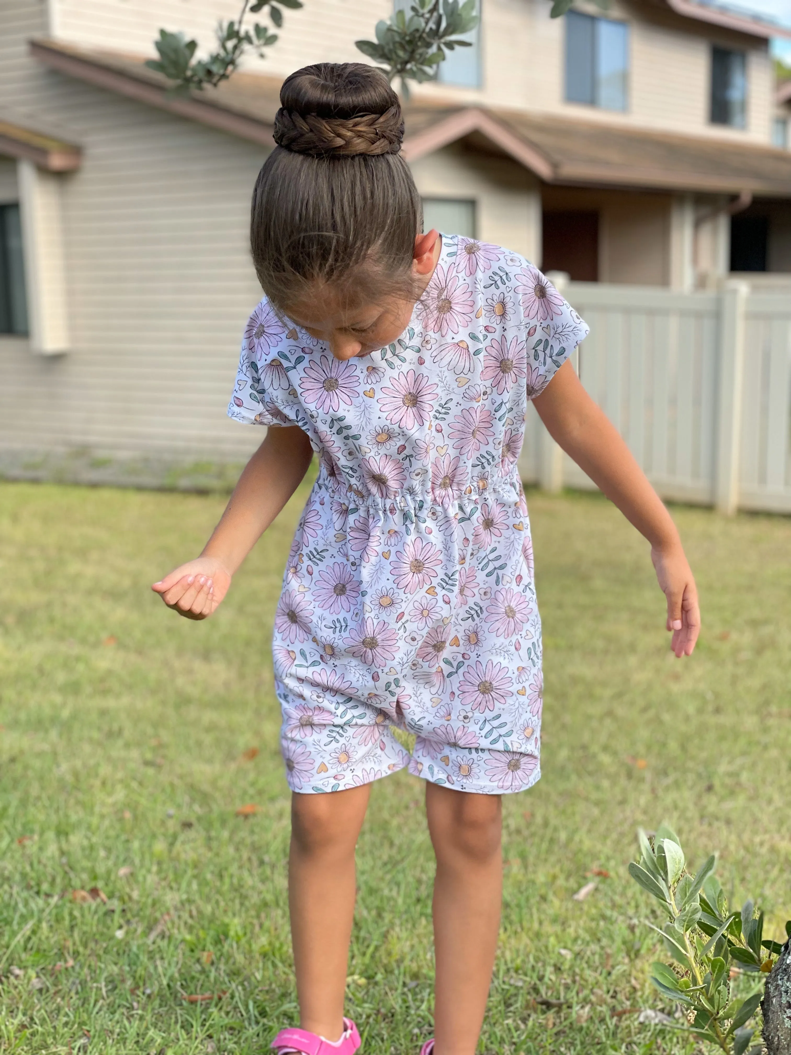 Youth Indigo Romper Digital Sewing Pattern Sizes NB-16Y